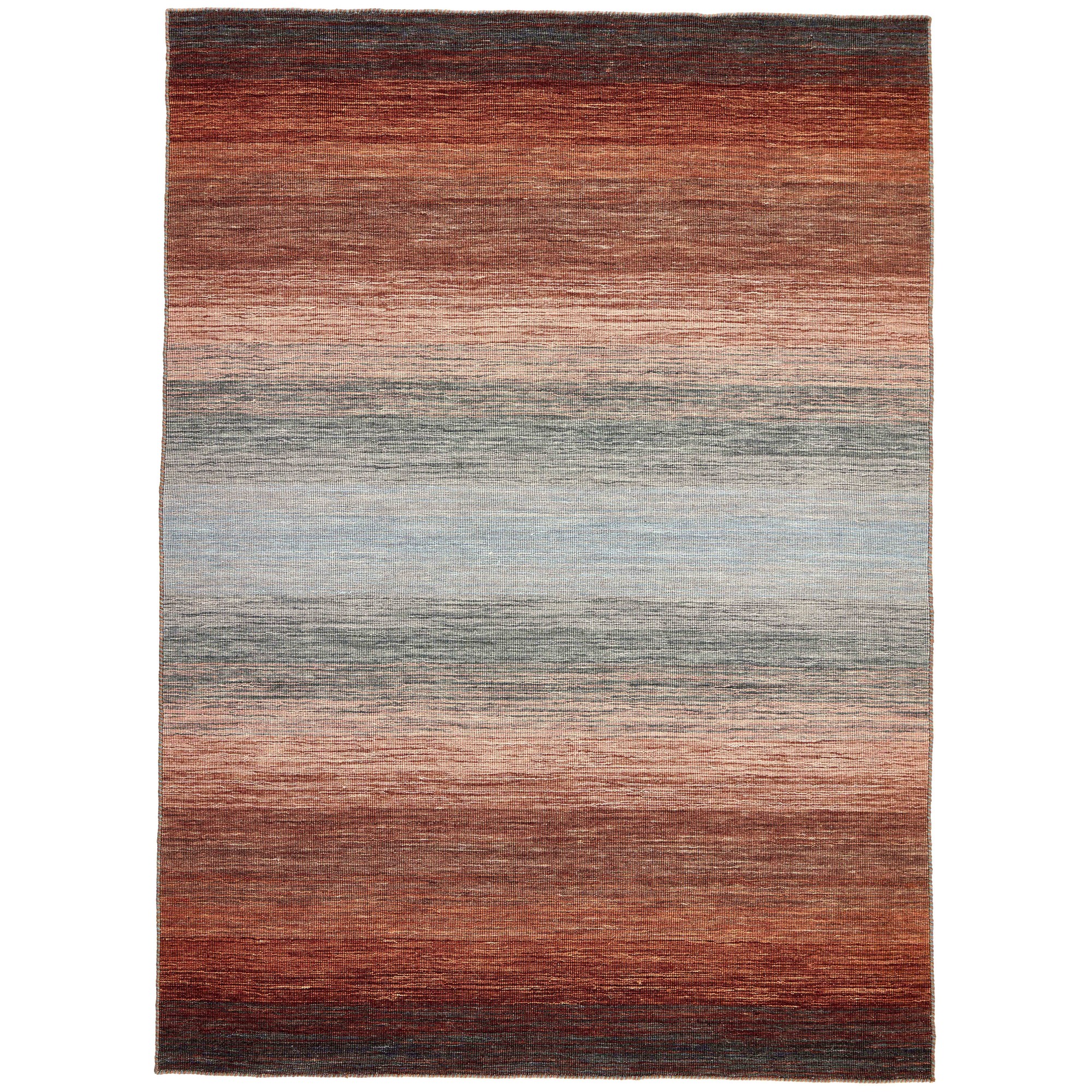 Panorama Kelim Modern Wool Rug Hld200111 In Brown Multi